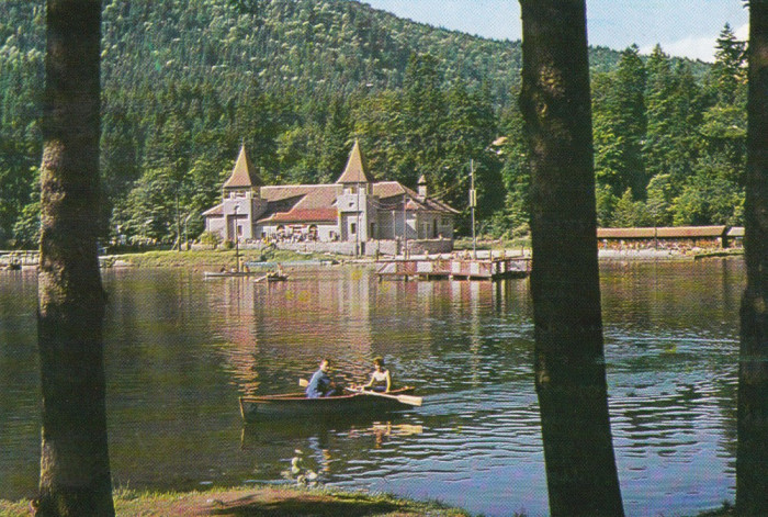 CARTE POSTALA TUSNAD LACUL CIUCAS 1968