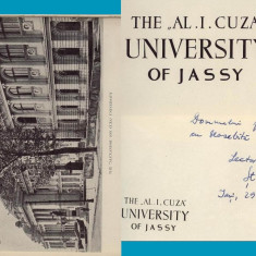 Universitatea Alexandru Ioan Cuza, album jubiliar 1860-1960, in limba engleza