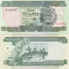 Insulele Solomon 2 Dollars 2011 UNC
