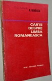 Carte despre limba romaneasca - N. Mihaescu