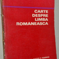 Carte despre limba romaneasca - N. Mihaescu