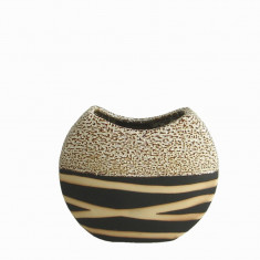 Vaza ovala mica ceramica Lines,Cod Produs:1977 foto