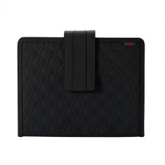 Husa tableta GUCCI Agenda Rubber Guccissima Leather Black pentru Apple iPad 3 / iPad 4 Retina foto