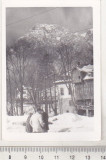Bnk foto - Busteni - Vedere spre Caraiman - Vile - 1966, Alb-Negru, Romania de la 1950, Cladiri