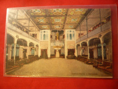 Ilustrata Herculane Salon Cazino-,circulat 1934 Ed. V. Kiszany foto