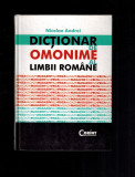 Dictionar de omonime al limbii romane - Nicolae Andrei, Corint 2009