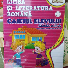 LIMBA SI LITERATURA ROMANA CLASA A II A CAIETUL ELEVULUI SEMESTRUL 1 SI 2