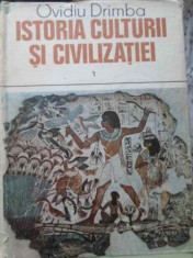 Istoria Culturii Si Civilizatiei Vol.1 - Ovidiu Drimba ,402547 foto