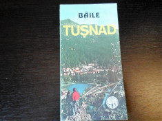 Baile Tusnad - Pliant turistic in limba romana, 1982 foto