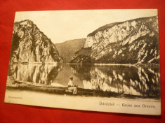 Ilustrata Gruss aus Orsova - La Cazane circ. 1912 Ed. Hutterer foto