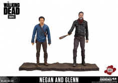 The Walking Dead TV Version Action Figure 2-pack Negan &amp;amp; Glenn 13 cm foto