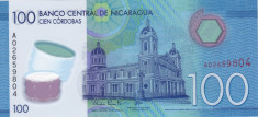 Nicaragua 100 Cordobas 2015 UNC foto