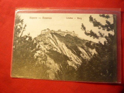 Ilustrata Rasnov - Cetatea , interbelica , Ed. Gust foto
