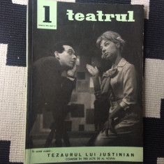 Teatrul revista ianuarie nr. 1 anul X an 1965 RPR cultura teatru arta ilustrata