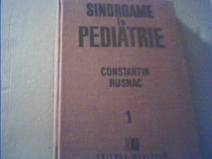 Constantin Rusnac - SINDROAME IN PEDIATRIE { 1 } / 1990 foto