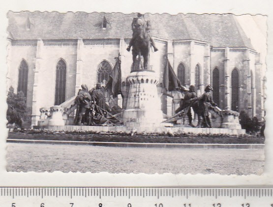 bnk foto - Cluj - Monumentul Matias Corvin - 1969