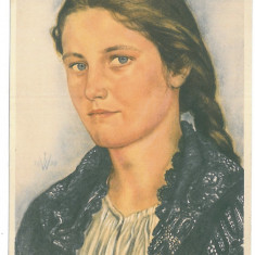 1287 - Basarabia, Ethnic woman, Moldova - old postcard - unused