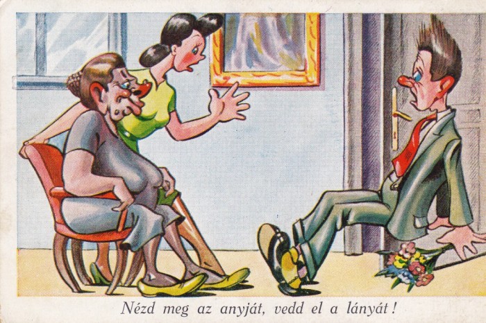 CARTE POSTALA UMOR 1943,4
