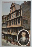 Carte postala veche Franta - Postkarte - Frankfurt, M. Casa Goethe