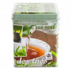Cutie metalica petru depozitarea ceaiului, capac, design by Dora Papis, 9.5 X 7,5 X 7.5 cm, multicolora, 84831 foto