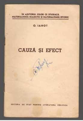 (C7817) CAUZA SI EFECT DE O. IAHOT foto