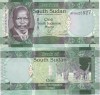 Sudanul de Sud: Bancnota 1 Pound 2011 UNC - Africa, Numismatica