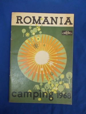 ROMANIA * CAMPINGURI COOP - 1968 foto