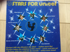 Stars For Unicef Various ?disc vinyl lp muzica pop rock disco 1982 compilatie foto