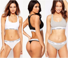 Set Calvin Klein 3 piese ( bustiera,tanga,boxeri ) foto