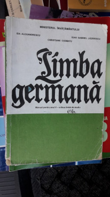 LIMBA GERMANA ANUL 5 , A DOUA LIMBA DE STUDIU ,LAZARESCU , COSMATU foto