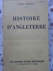 Histoire D&amp;#039;angleterre - Andre Maurois ,402762 foto