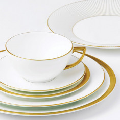 Set ceai 6 persoane Jasper Conran Gold foto