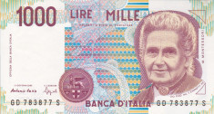 ITALIA 1.000 lire 1990 XF!!! foto