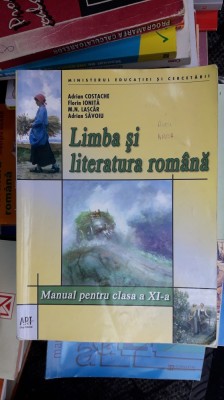 LIMBA SI LITERATURA ROMANA CLASA A XI A - LASCAR , IONITA foto