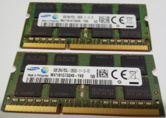 Memorii RAM DDR3L kit 16GB 2 x 8GB SAMSUNG 2RX8 PC3L 12800 la 1600Mhz laptop foto
