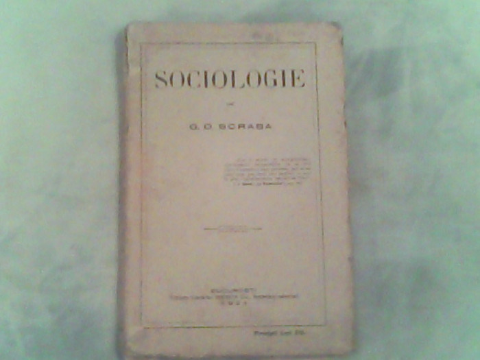 Sociologie-G.D.Scraba