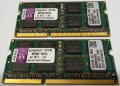 Memorii RAM DDR3 kit 16GB 2 x 8GB KINGSTON 2RX8 PC3 12800 la 1600Mhz laptop foto