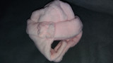 Caciula ruseasca blanita culoare roz - fetite 6-12 luni