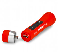 Lanterna cu radio, mp3 player si powerbank DUCATI CORSE foto