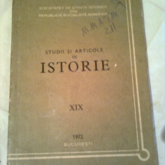 STUDII SI ARTICOLE DE ISTORIE XIX ~ COLECTIV