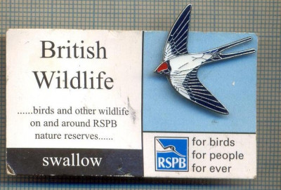ZET1371 INSIGNA -BRITISH WILDLIFE -RSPB -FOR BIRDS -FOR PEOPLE -FOR EVER foto