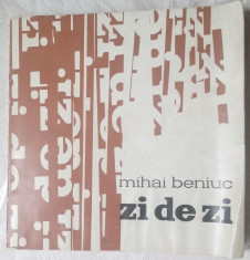 MIHAI BENIUC - ZI DE ZI (VERSURI, editia princeps EPL 1965) [dedicatie/autograf] foto