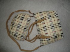 SET 2 GENTI SEPARABILE PIELE ECO CREM MANERE LANT MANA UMAR SOLD GEANTA FEMEI