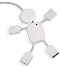 HUB USB 2.0, 4 porturi, Hubman foto