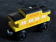 Thomas and Friends ? Wooden Railway ? SODOR LINE CABOOSE y ? Magnet Vagon ? 2012 foto