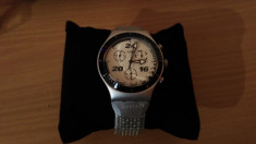 CEAS SWATCH IRONY 4 JEWELS TAHIMETER CRONOGRAPH CU DEFECT foto