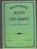 (C7785) BULETINUL SOCIETATII DE STIINTE GEOGRAFICE DIN RSR, VOL VII (LXXVII)