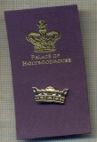ZET1372 INSIGNA -PHH CROWN PIN BADGE -PALACE OF HOLYROODHOUSE