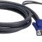 Cablu KVM switch VGA tata la VGA tata + USB + 2 x PS2