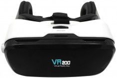 Ochelari VR 3D Prixton cu casti foto